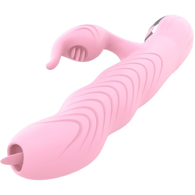 ARMONY - MARCIA VIBRATOR & THRUSTING DOUBLE TONGUE HEAT EFFECT PINK - Kink&Play