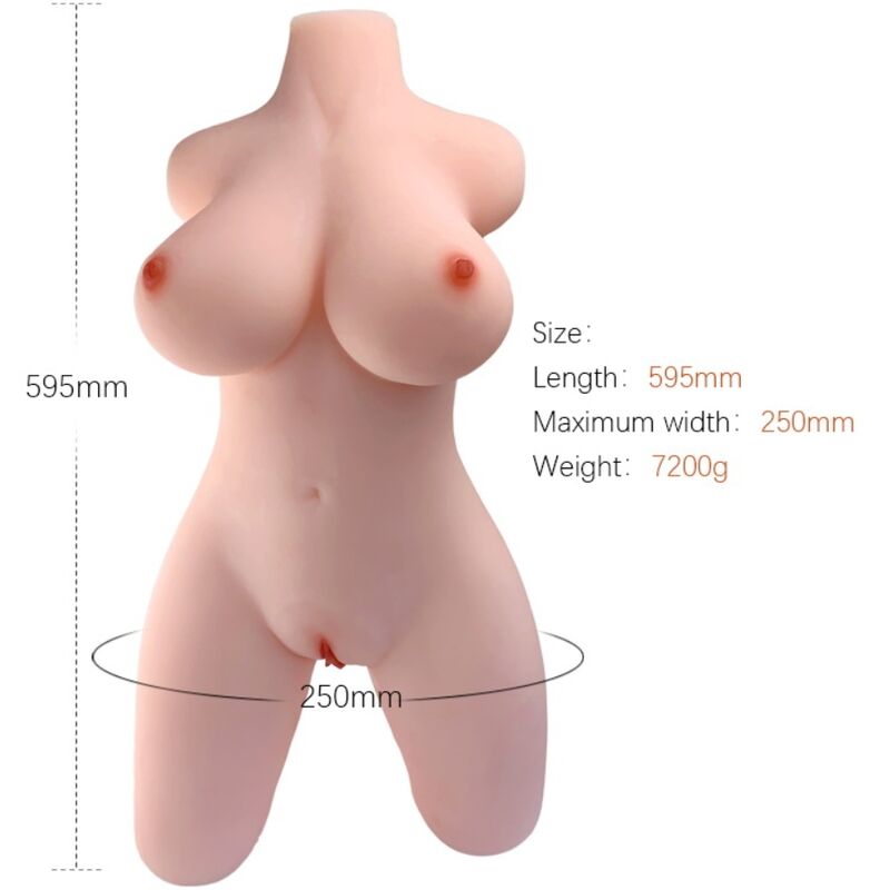 ARMONY - REALISTIC FEMALE TORSO MODEL 2 - Kink&Play