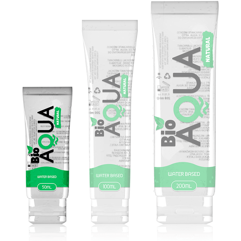 BIOAQUA - LUBRICANT NATURAL INGREDIENTS WATER BASED 50 ML - Kink&Play