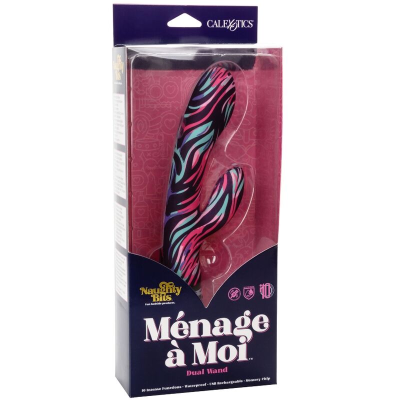 CALEXOTICS - MENAGE A MOI DUAL WAND VIBRATOR - Kink&Play