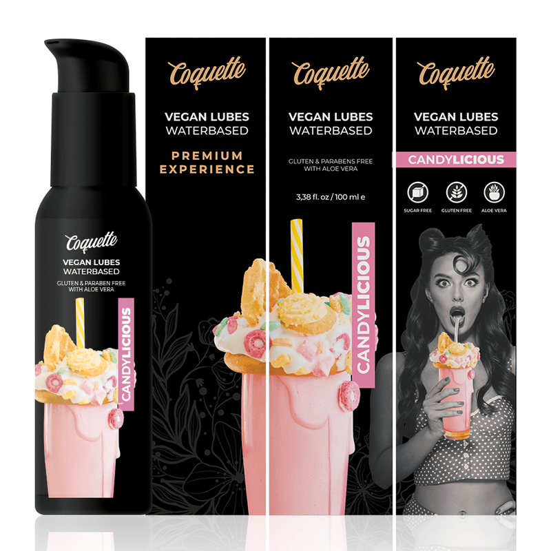 COQUETTE CHIC DESIRE - PREMIUM EXPERIENCE 100ML VEGAN LUBES CANDYLICIOUS - Kink&Play