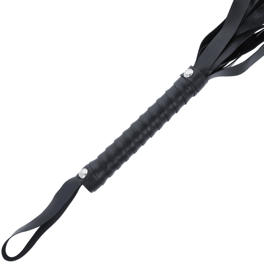 DARKNESS - BLACK BONDAGE WHIP 51 CM - Kink&Play