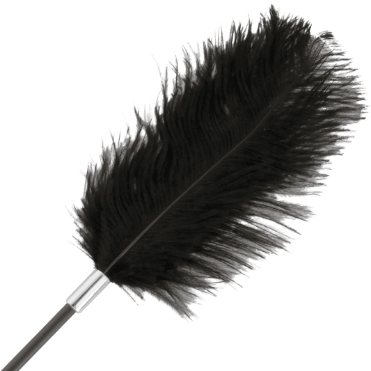 DARKNESS - BLACK LOVE FEATHER WHIP 56 CM - Kink&Play