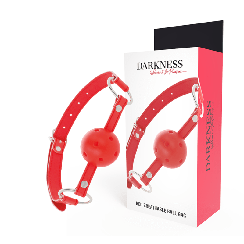 DARKNESS - RED BREATHABLE GAG - Kink&Play