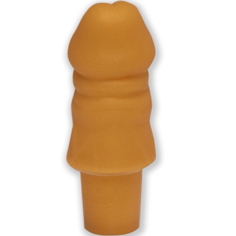 DIABLO PICANTE - GOLDEN PENIS SHAPED PLUG - Kink&Play