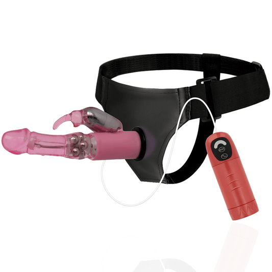 HARNESS ATTRACTION - RNES DANIEL WITH VIBRATION AND ROTATION 18 CM - O - 3.5 CM - Kink&Play