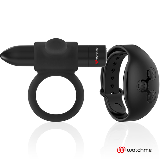 SVART&SILVER - CAMERON FJÄRRSTYRD COCKRING WATCHME