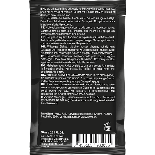 COQUETTE CHIC DESIRE - JORDGUBBSVATTENBASERAT KYSSBART GLIDMEDEL I FICKAN 10 ML