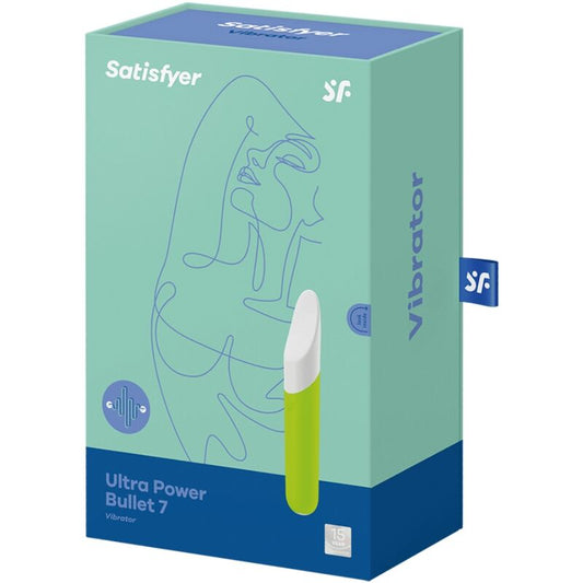 SATISFYER - ULTRA POWER BULLET 7 GRÖN