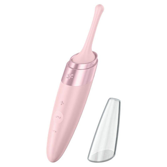 SATISFYER - TWIRLING DELIGHT KLITOSPITSVIBRATOR ROSA