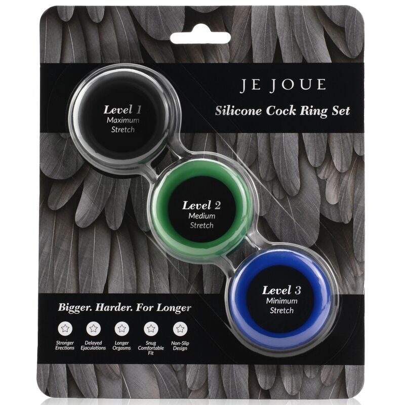 JE JOUE - SILICONE SET SILIKONPENISRINGAR