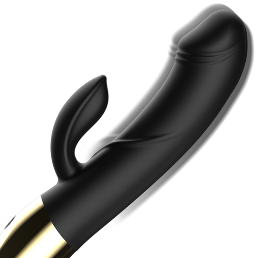 IBIZA - KRAFTFULL ANATOMISK VIBRATOR MED RABBIT