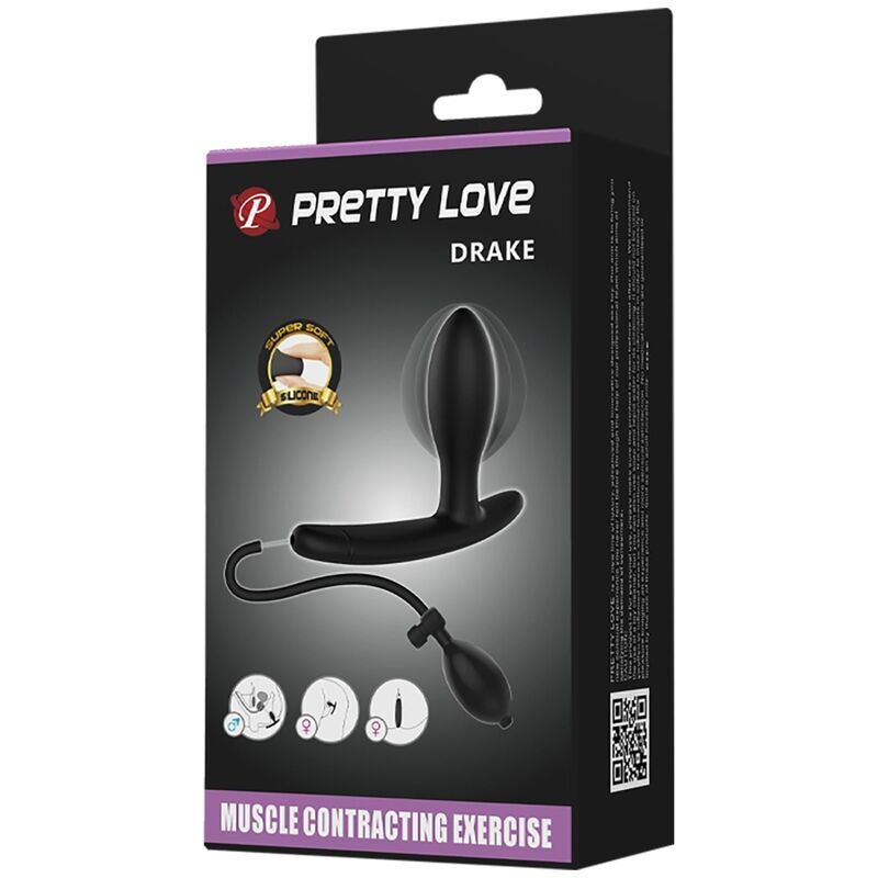 PRETTY LOVE - DRAKE UPPBLÅSBAR ANALPLUGG