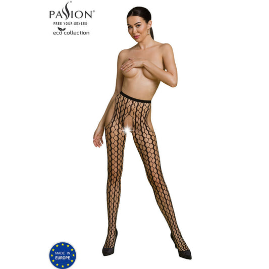 PASSION - ECO KOLLEKTION BODYSTOCKING ECO S007 VIT