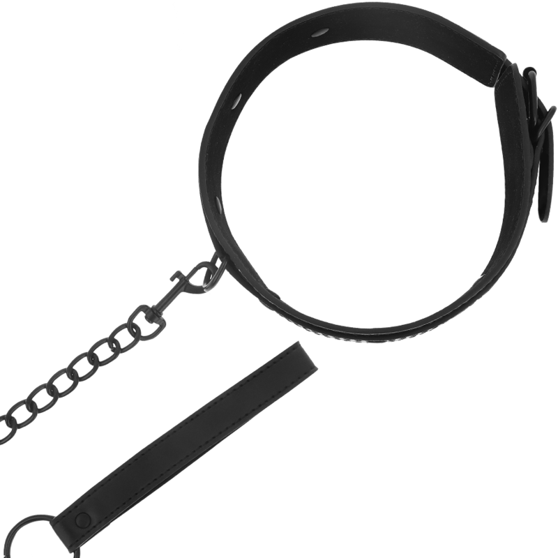 INTENSE - FETISCH VEGANSKT LÄDERHALSBAND