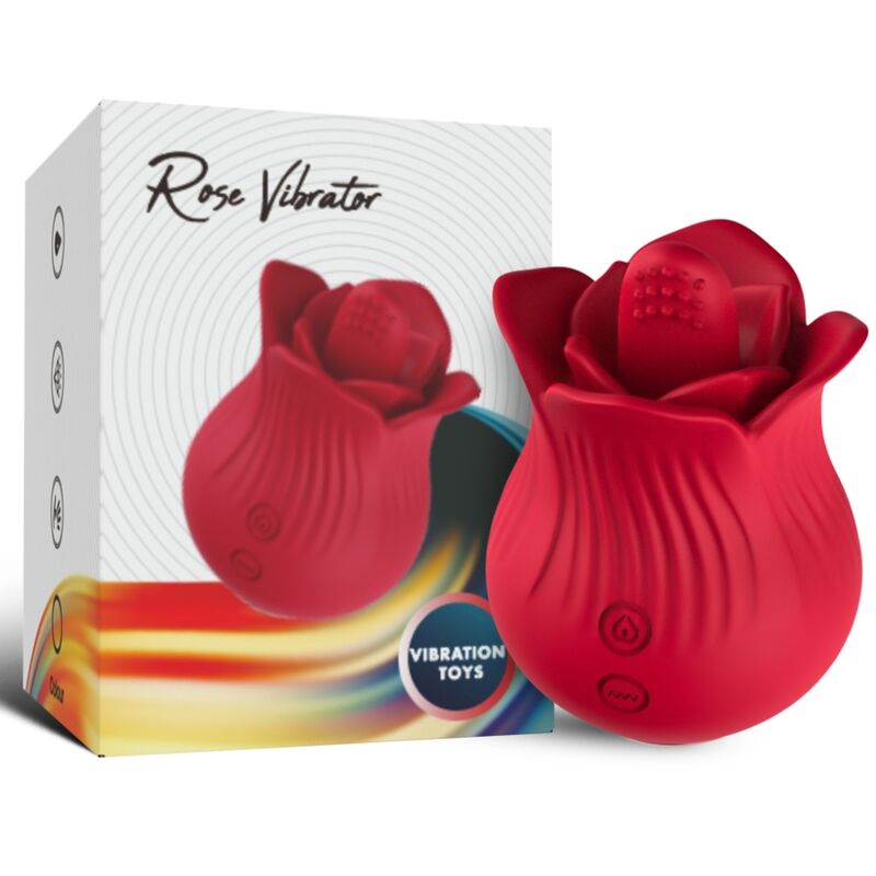 ARMONY - ROSE VIBRATOR & STIMULATOR RÖD