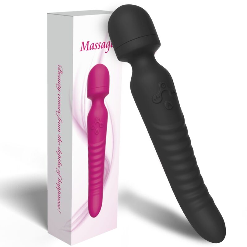 ARMONY - MASSAGEAPPARAT & VIBRATOR MED VÄRMEEFFEKT SVART