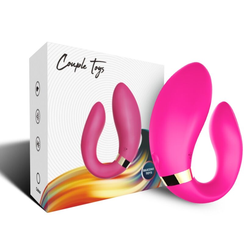 ARMONY - CRESCENT VIBRATOR FÖR PAR FJÄRRKONTROLL FUCHSIA