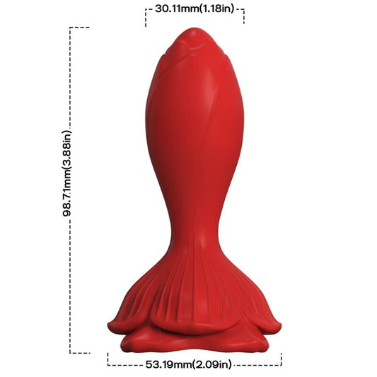ARMONY - ROSA VIBRATOR & ANALPLUGG LITEN FJÄRRKONTROLL RÖD