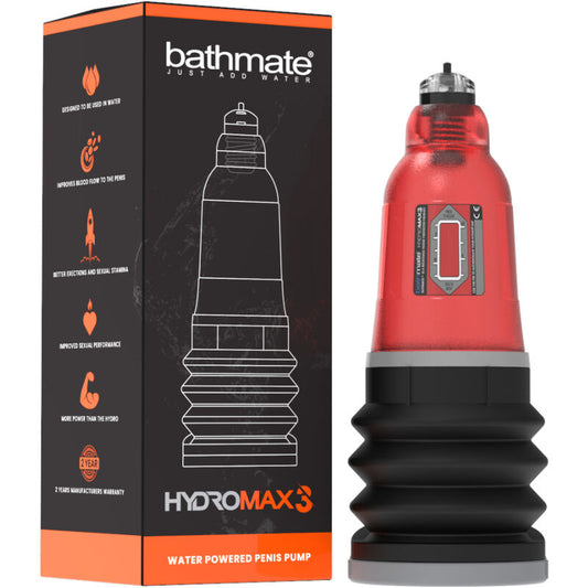 BATHMATE - HYDROMAX 3 RÖD