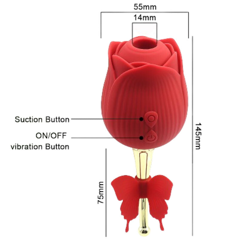 ARMONY - BUTTERFLY FLOWER SUCTION RÖD
