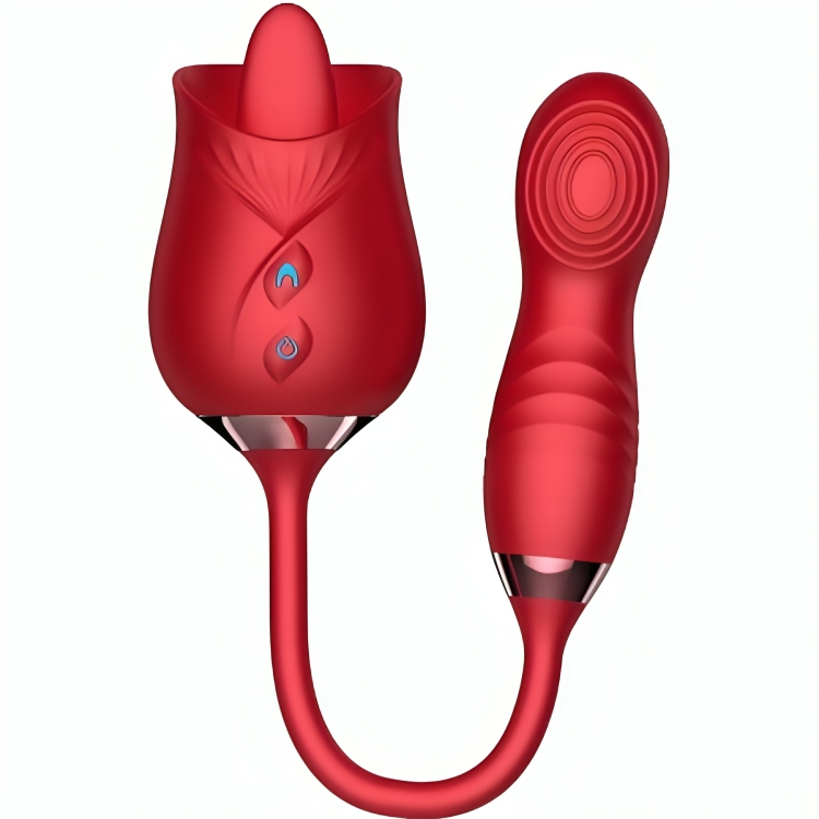 ARMONY - DELIGHT BLOMFORMAD VIBRATOR MED TUNGA OCH BUMP-FUNKTION