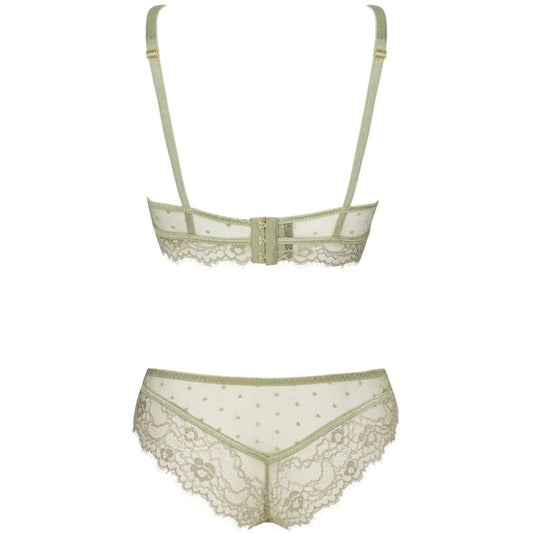 LIVCO CORSETTI FASHION - PINE LC 90667 BRA + PANTY KHAKI