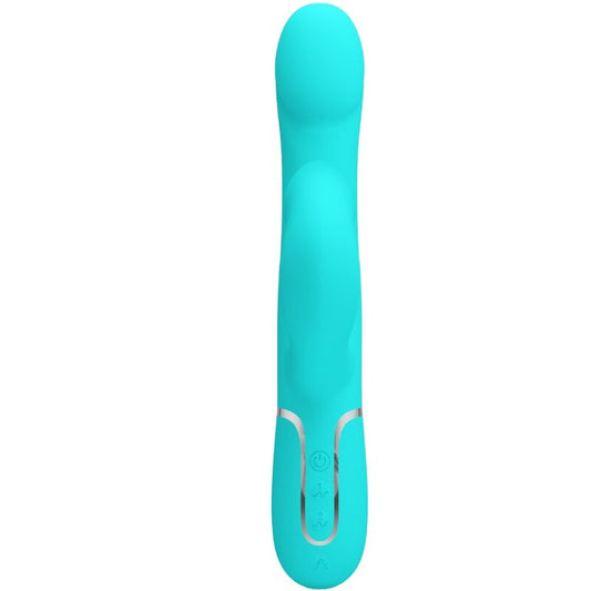 PRETTY LOVE - RABBIT VIBRATOR PEARLS AQUA GRÖN