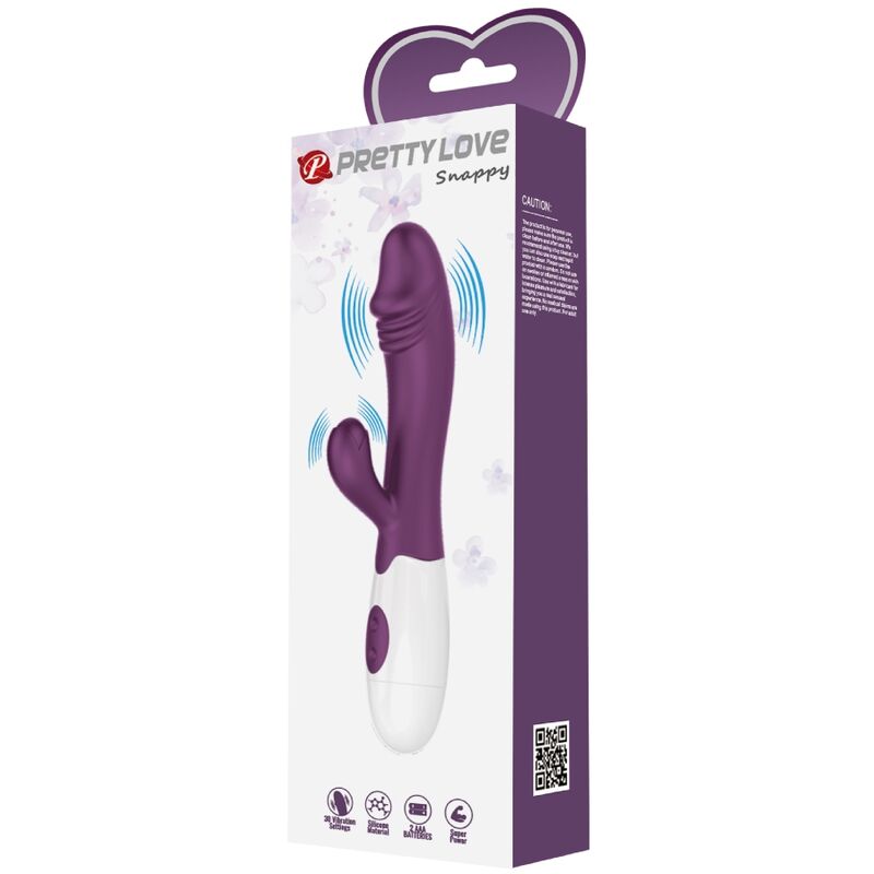 PRETTY LOVE - SNABB G-PUNKTSVIBRATOR LILA
