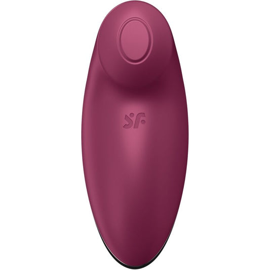 SATISFYER - TAP & CLIMAX 2 VIBRATOR & STIMULATOR RED