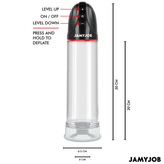 JAMYJOB - XPAND AUTOMATIC PUMP 3 LEVELS OF STIMULATING WAVES GREY