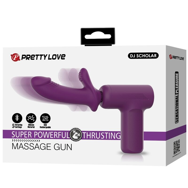 PRETTY LOVE - DJ SCHOLAR MASSAGER 5 LÄGEN LILA