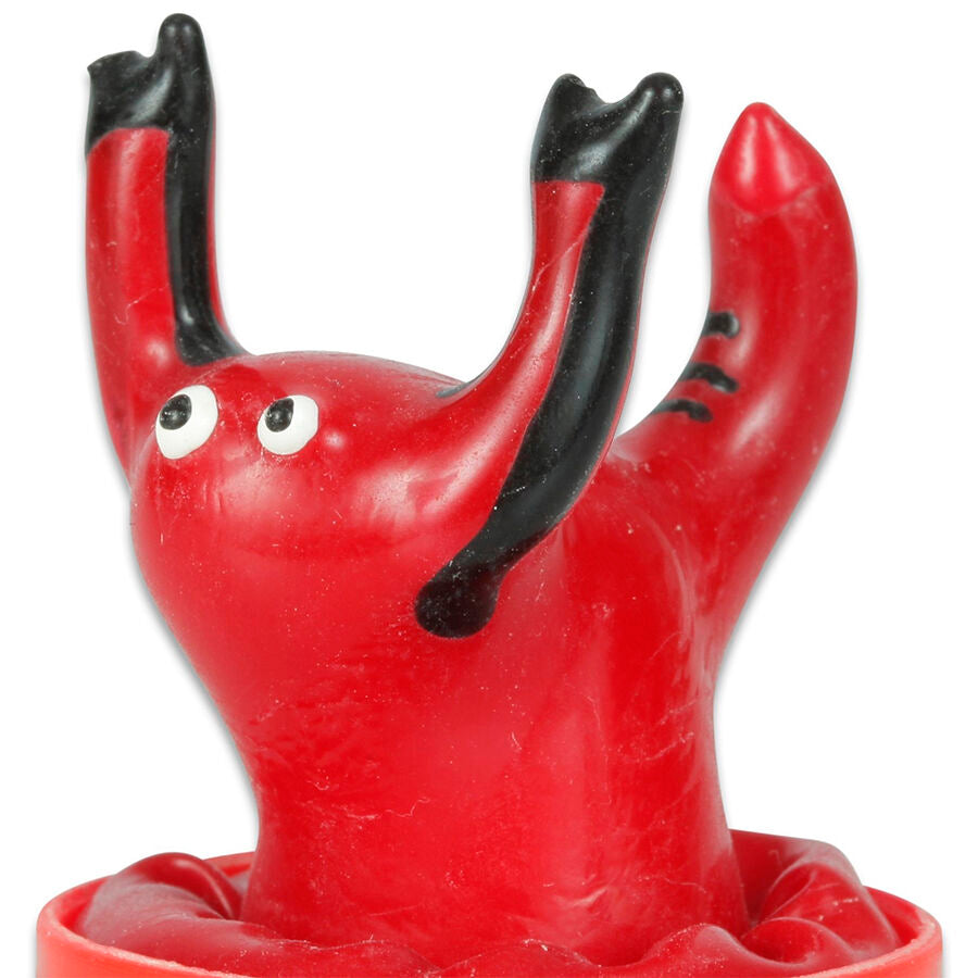CONDOMERIE - HANDMÅLADE SKOJKONDOMER RÖD SKORPION