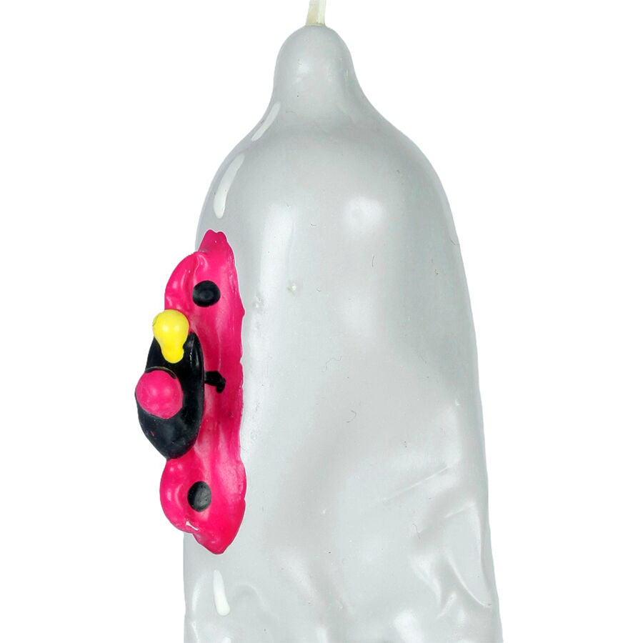CONDOMERIE - HANDMÅLADE NYHETSKONDOMER MOTORCYKEL XL