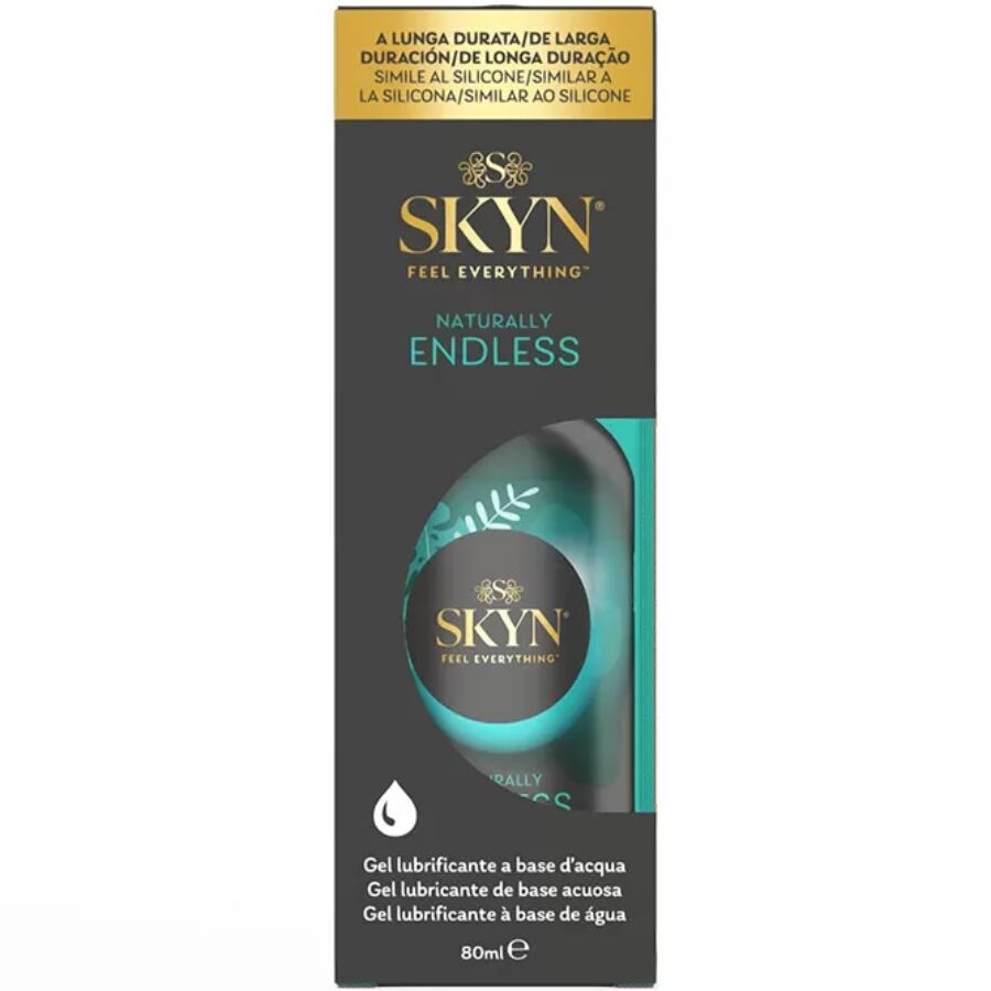 SKYN - NATURLIGT OÄNDLIGT VATTENBASERAT GLIDMEDEL 80 ML