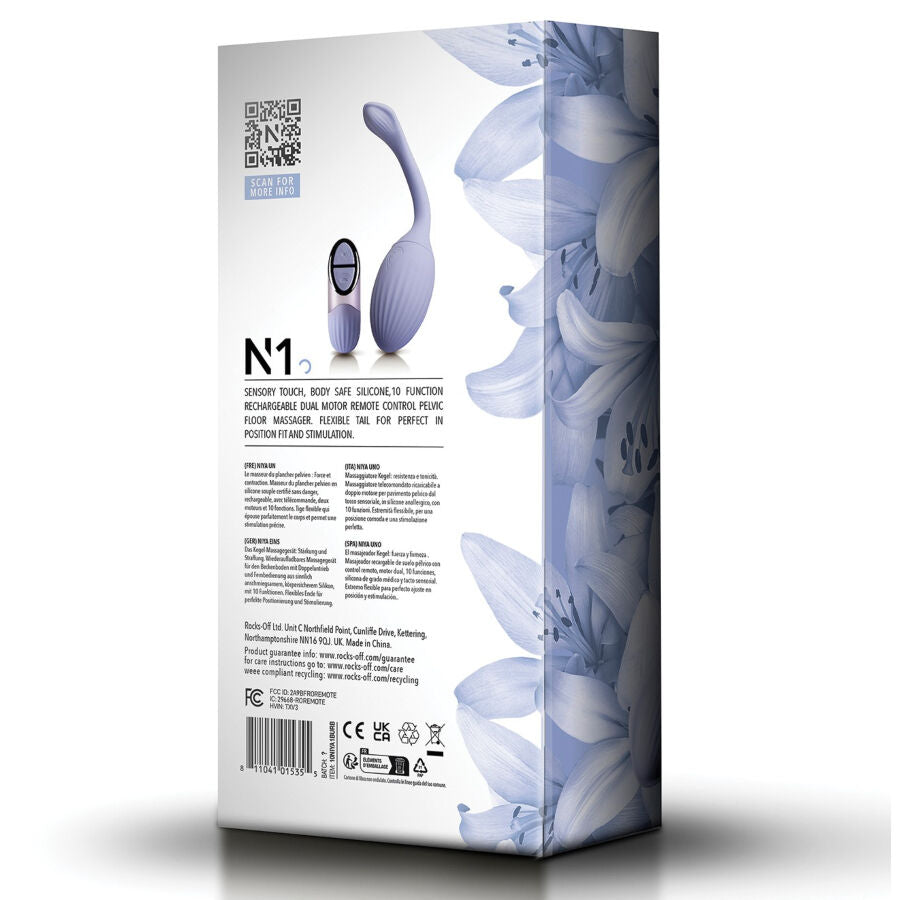 NIYA - N1 KEGEL MASSÖR MED FJÄRRKONTROLL