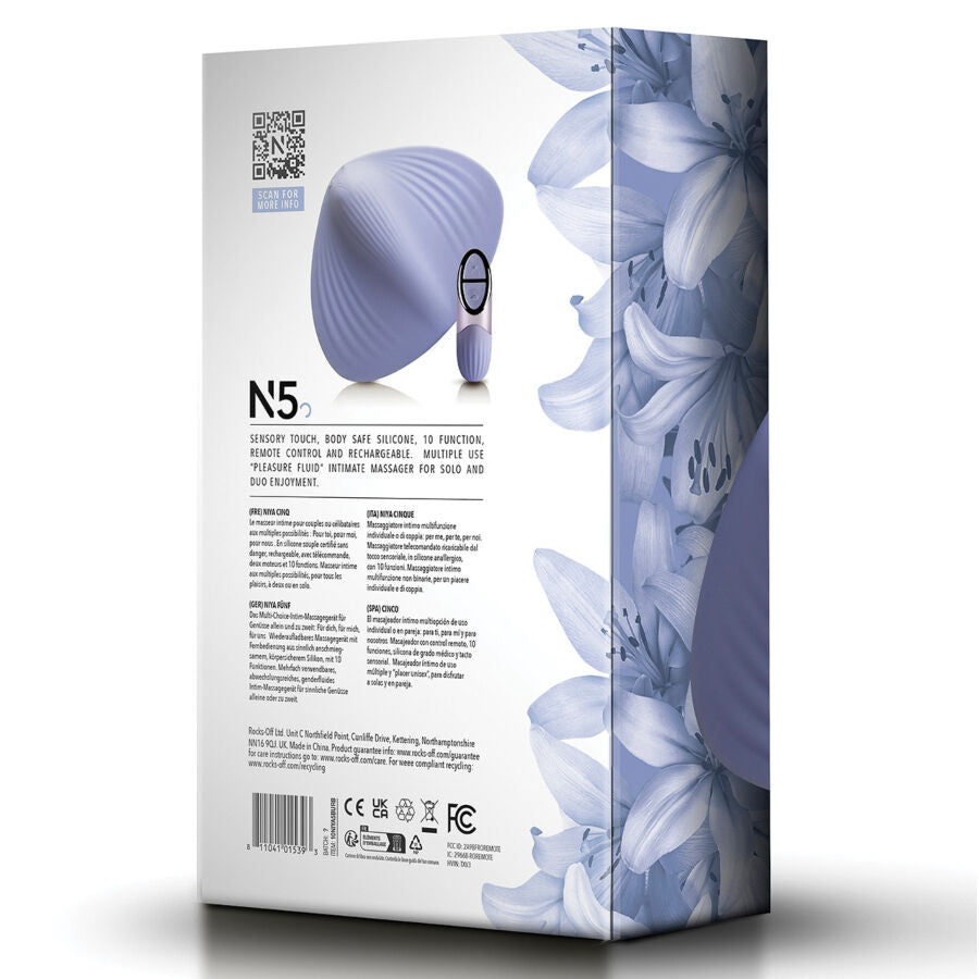 NIYA - N5 MULTIANVÄNDNINGS INTIMMASSAGER MED FJÄRRKONTROLL