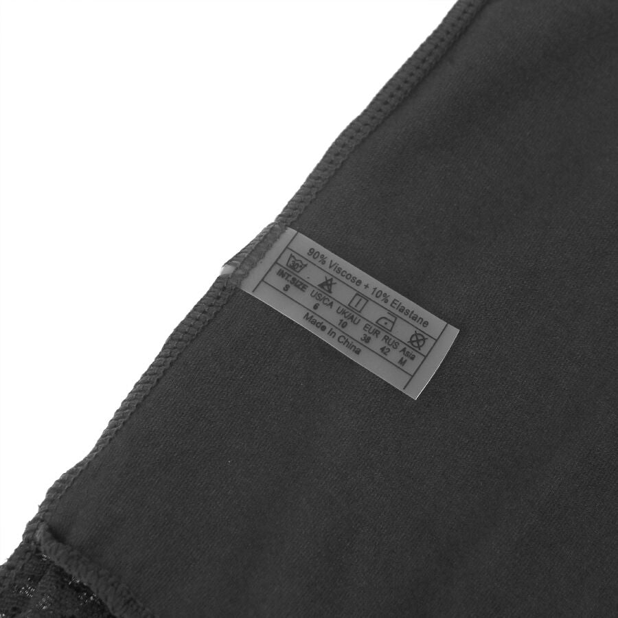 SUBBLIME - SVART BLOMMIG SPETS-TEDDY S/M