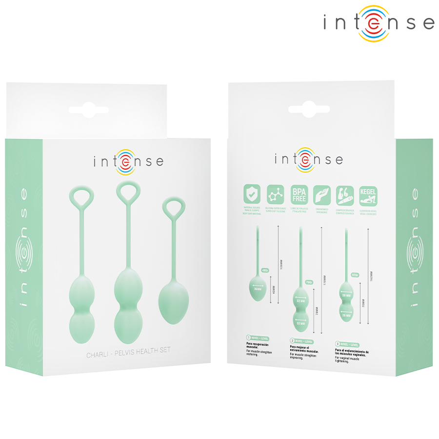 INTENSE - CHARLI KEGELKULOR KIT LJUS JADEGRÖN