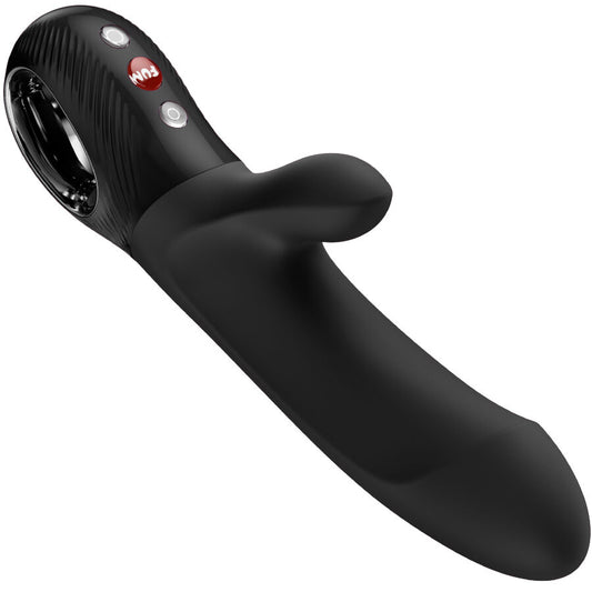 FUN FACTORY - BI STRONIC EMBRACE THRUSTING RABBIT PULSATORS SVART