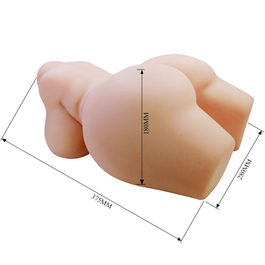 CRAZY BULL - GRACE REALISTISK KVINNLIG ÖVERKROPP VAGINA OCH ANAL 7,5 KG