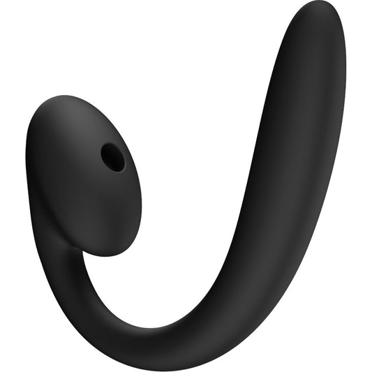 FUN FACTORY - CRESCENDO INSÄTTBAR DUBBEL LUFTPULS-VIBRATOR SVART