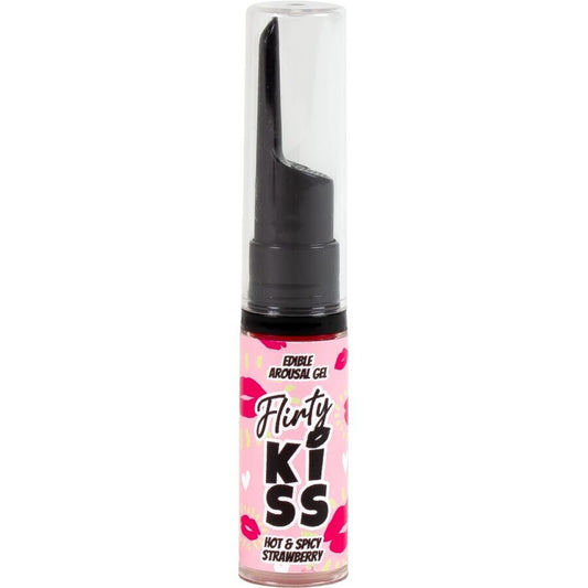 SECRETPLAY - FLIRTY KISS GEL MED ORALAKTSEFFEKTER JORDGUBB & MYNTA 2 x 8 GR