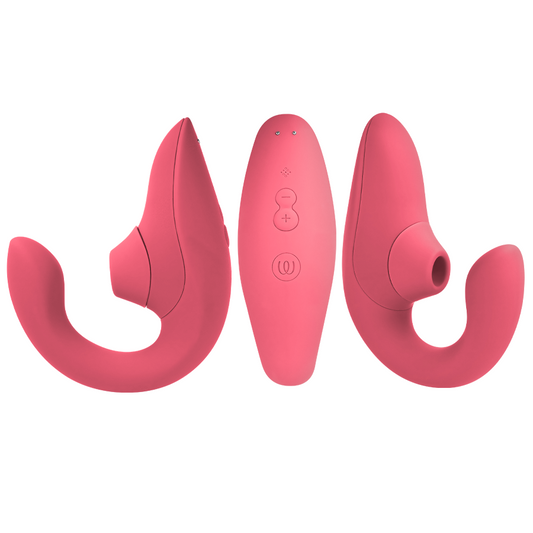 WOMANIZER - BLEND RABBIT VIBRATOR STIMULATOR VIBRANT ROSE