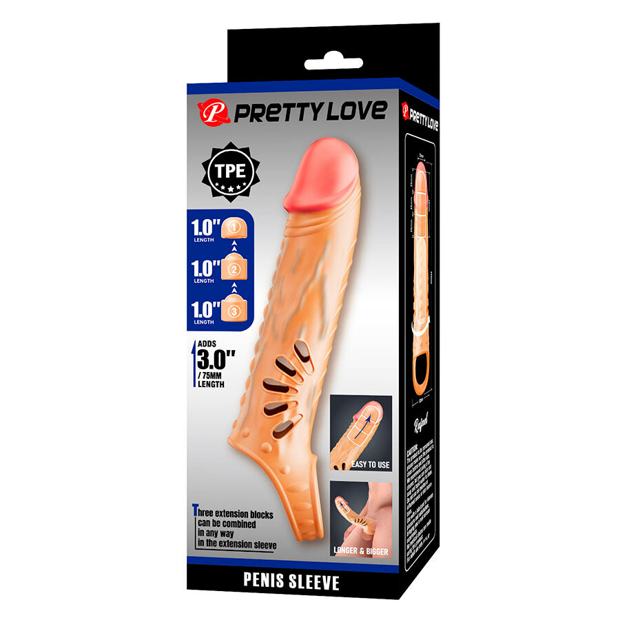 PRETTY LOVE - PENISFÖRLÄNGARE MED EXTENSIONS