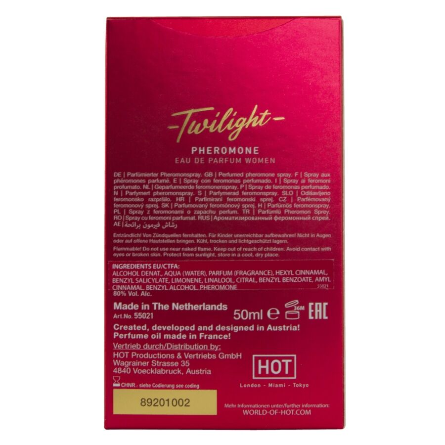 HET - TWILIGHT FEROMONPARFYM FÖR KVINNOR 50 ML