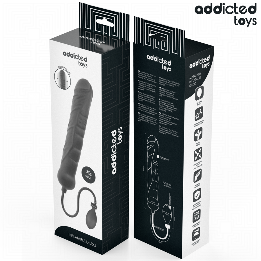 ADDICTED TOYS - UPPBLÅSBAR DILDO XL MODELL 5