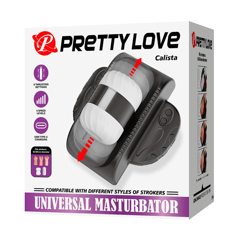 PRETTY LOVE - CALISTA UNIVERSELL AUTOMATISK SJÄLVÄLSKARE SVART