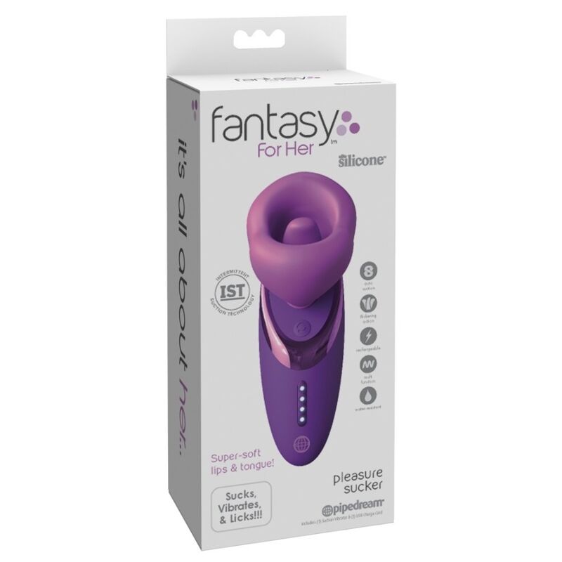 FANTASY FOR HER - PLEASURE SUCKER VIBRATOR LILA