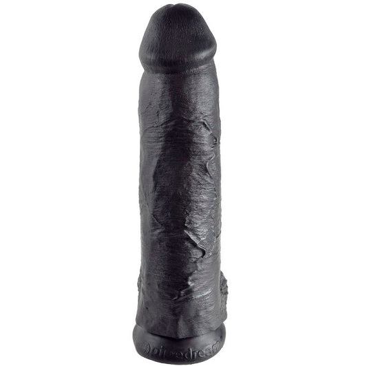KING COCK - DILDO SVART MED KULOR 30.48 CM